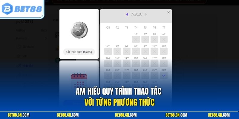 Các phương thức nạp tiền Bet88